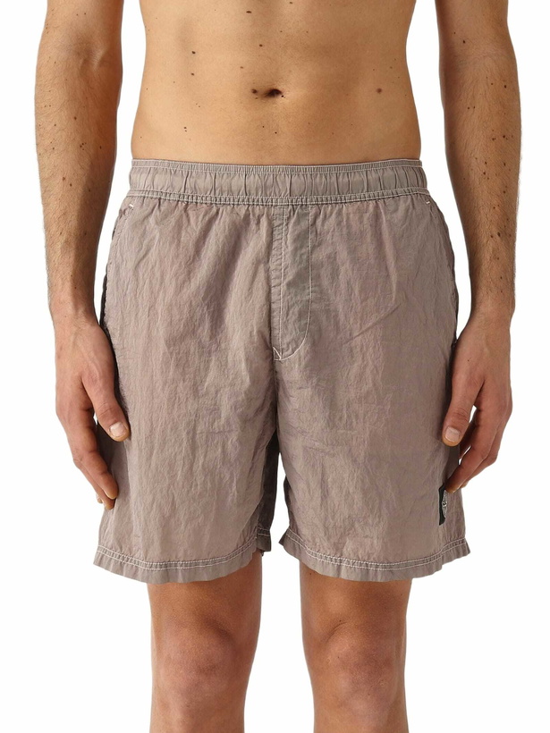 Photo: Stone Island Costume Con Logo Compass Swim Shorts