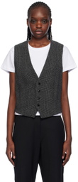 LESET Gray Austyn Vest