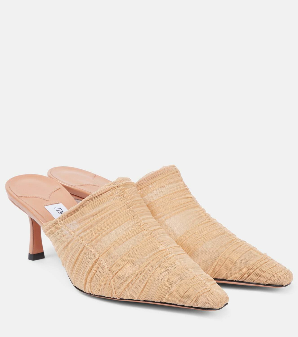 JIMMY CHOO テラコッタ ポインテッドトゥ ミュール JIMMY CHOO テラコッタ ポインテッドトゥ ミュール JIMMY CHOO US
