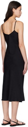 Silk Laundry Black 90s Slip Dress