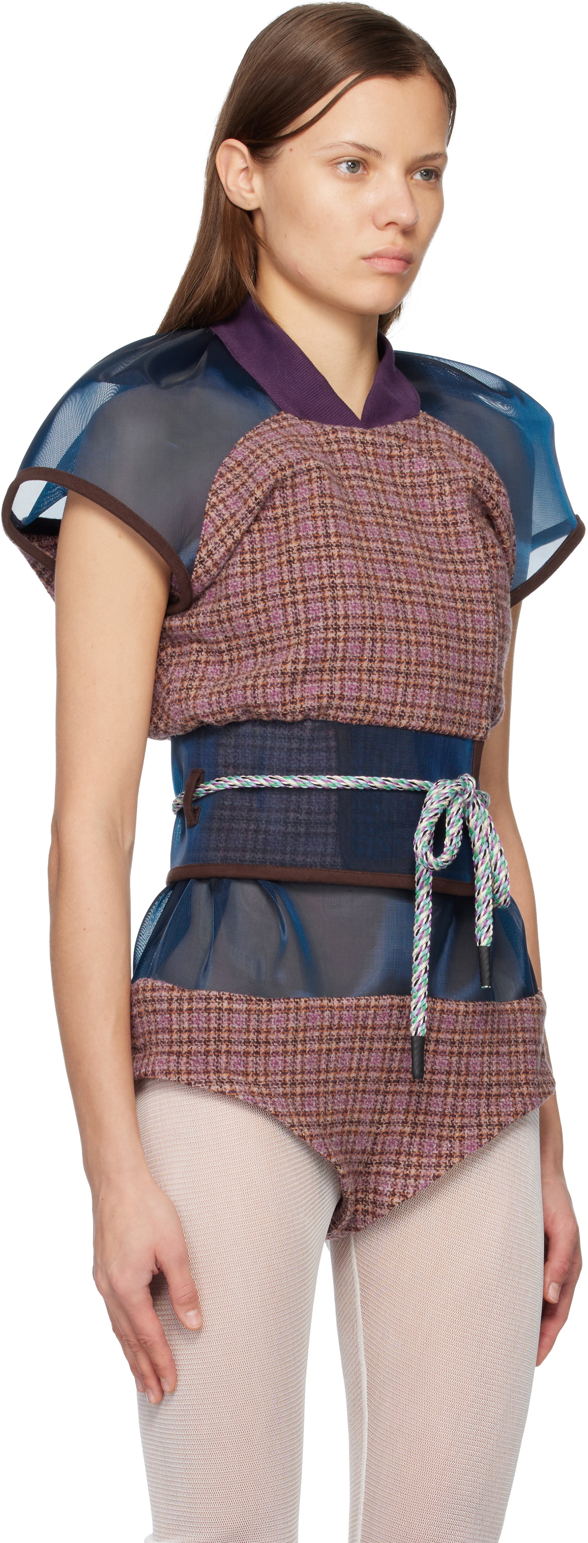 Kiko Kostadinov Multicolor Eartha Fitted Jacket