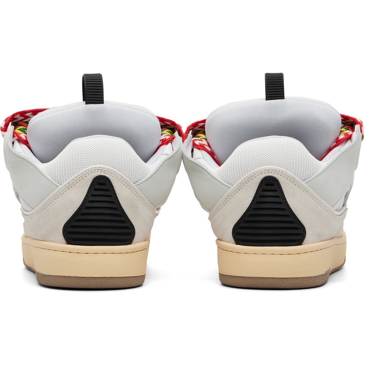 Lanvin White Curb Sneakers