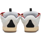 Lanvin White Curb Sneakers