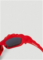Sculpted Sunglasses in Red