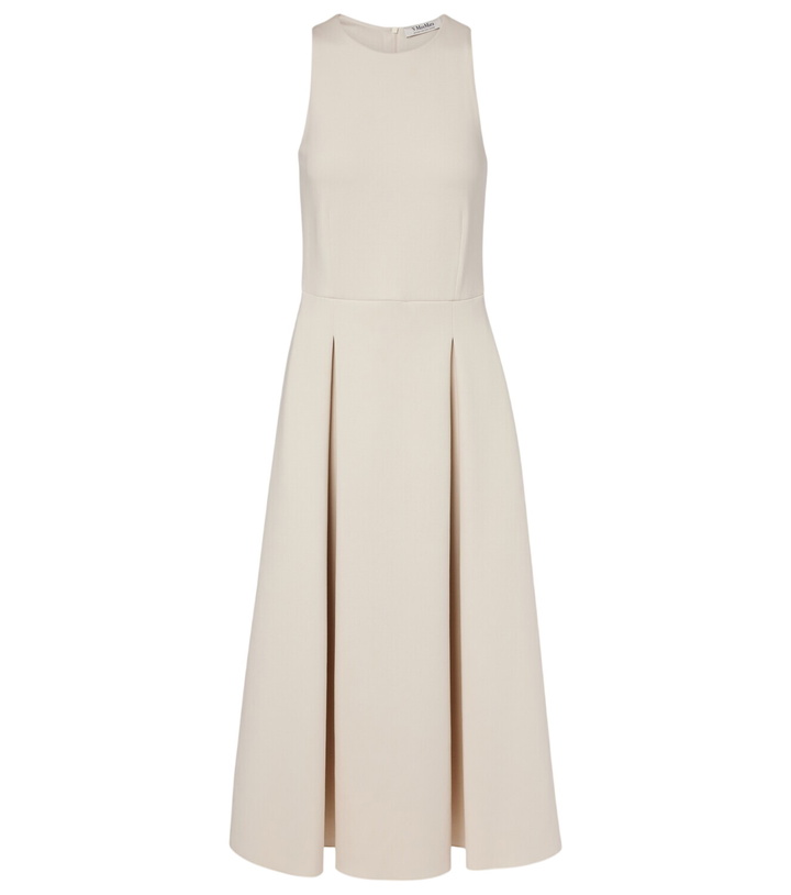 Photo: 'S Max Mara Cannone cotton-blend midi dress