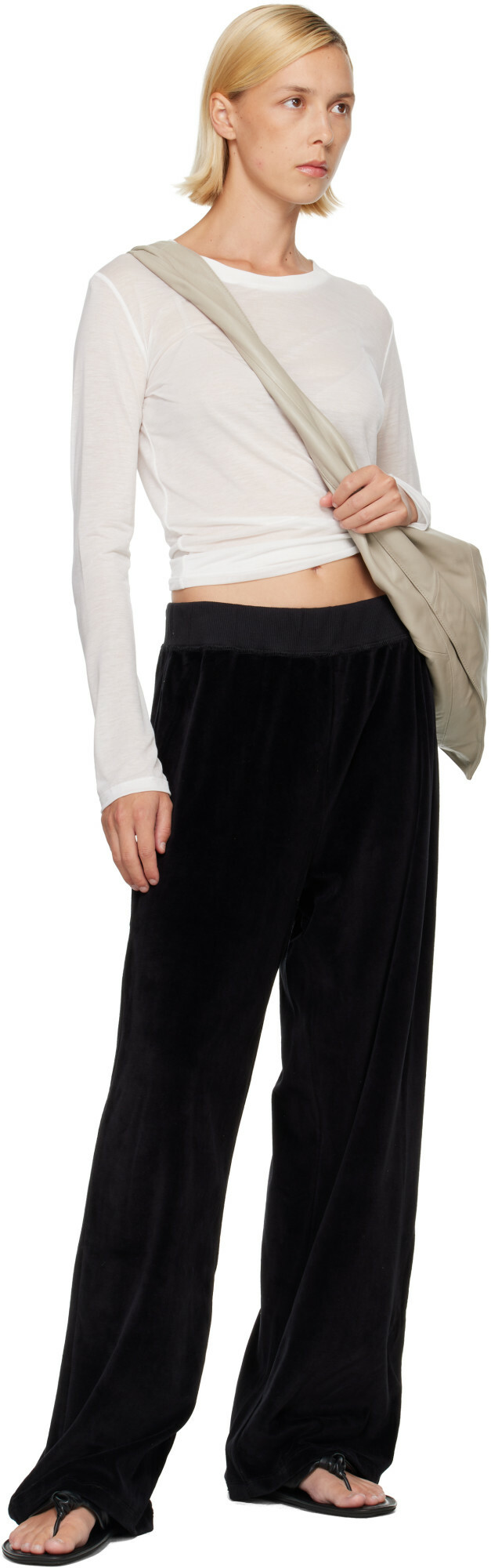 Baserange SSENSE Exclusive Black Tre Lounge Pants