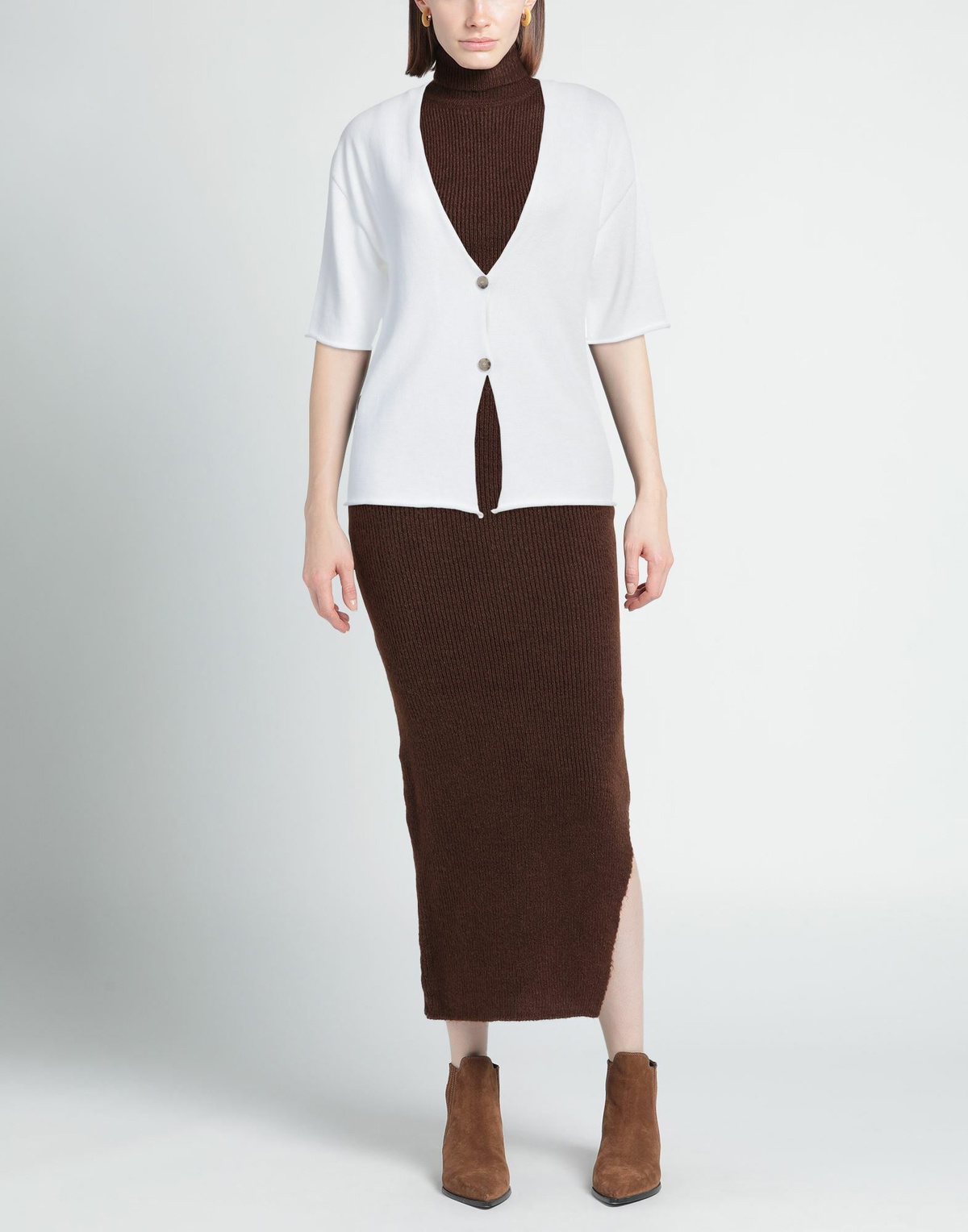 Peserico Womens Cardigan in White