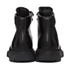 Moncler Black Isaac Lace-Up Boots