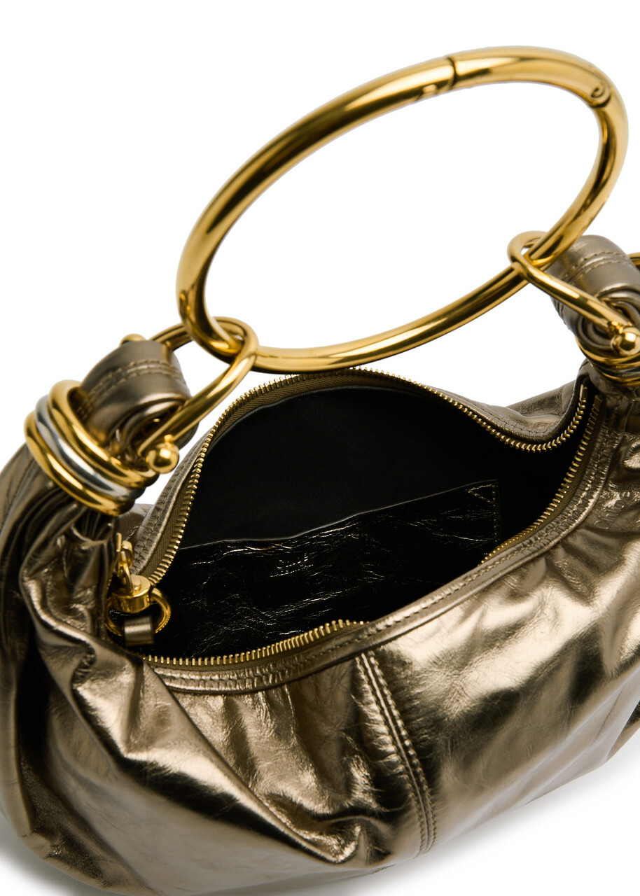 Chloe Bracelet Metallic-leather top Handle bag - Metallic Silver - One Size