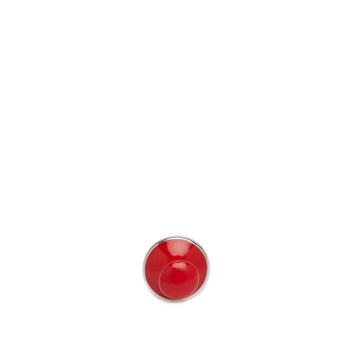 Miansai Men's Tack Enamel Stud Earring in Red 