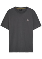 PS Paul Smith Appliquéd Cotton T-shirt Dark Grey