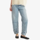 Jil Sander Women's Cargo Jeans in Antartic