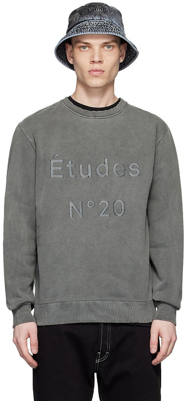 Photo: Études Grey Organic Cotton Sweatshirt
