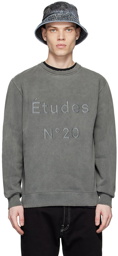 Études Grey Organic Cotton Sweatshirt