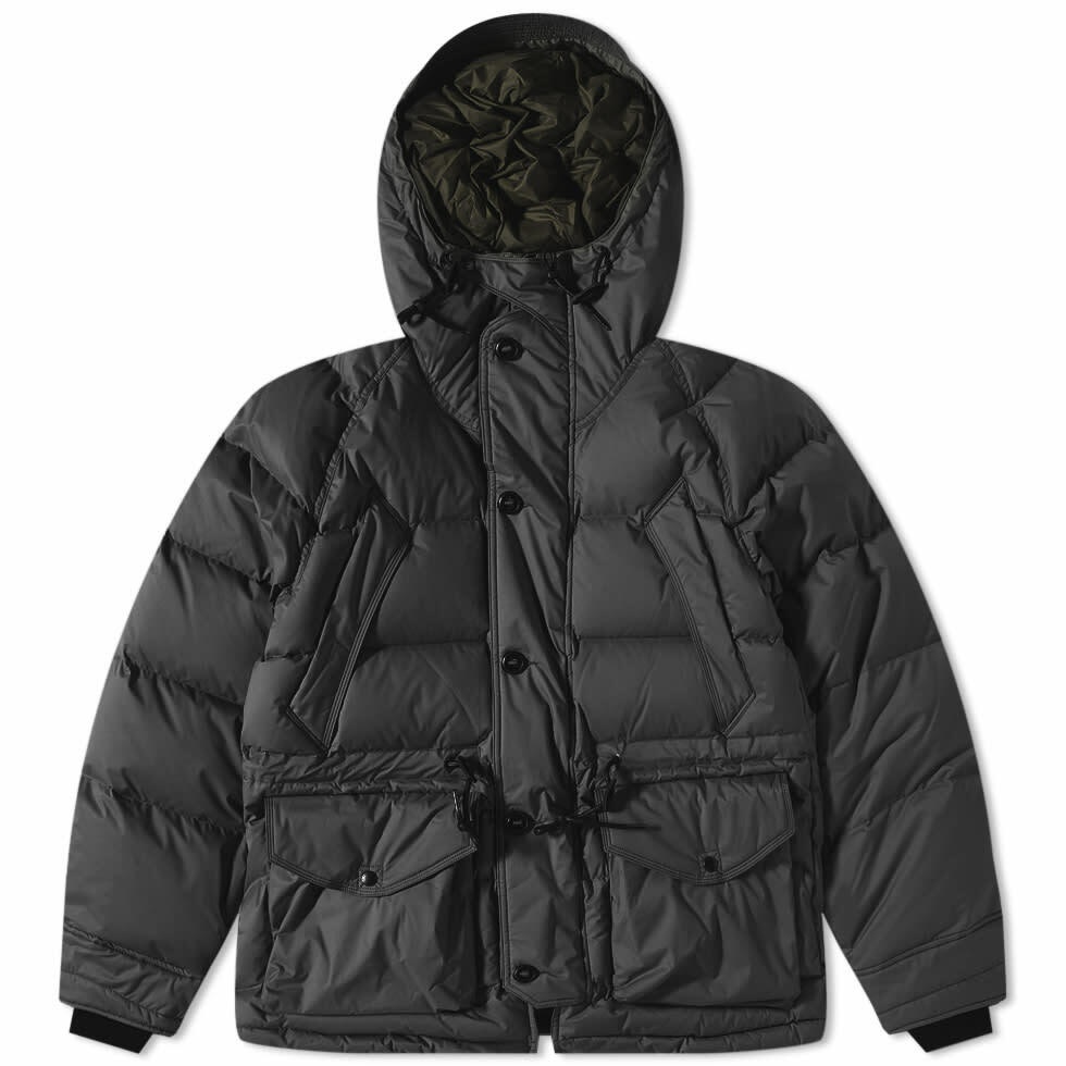 Eastlogue Men's Utility Shield Parka Jacket in Black Eastlogue