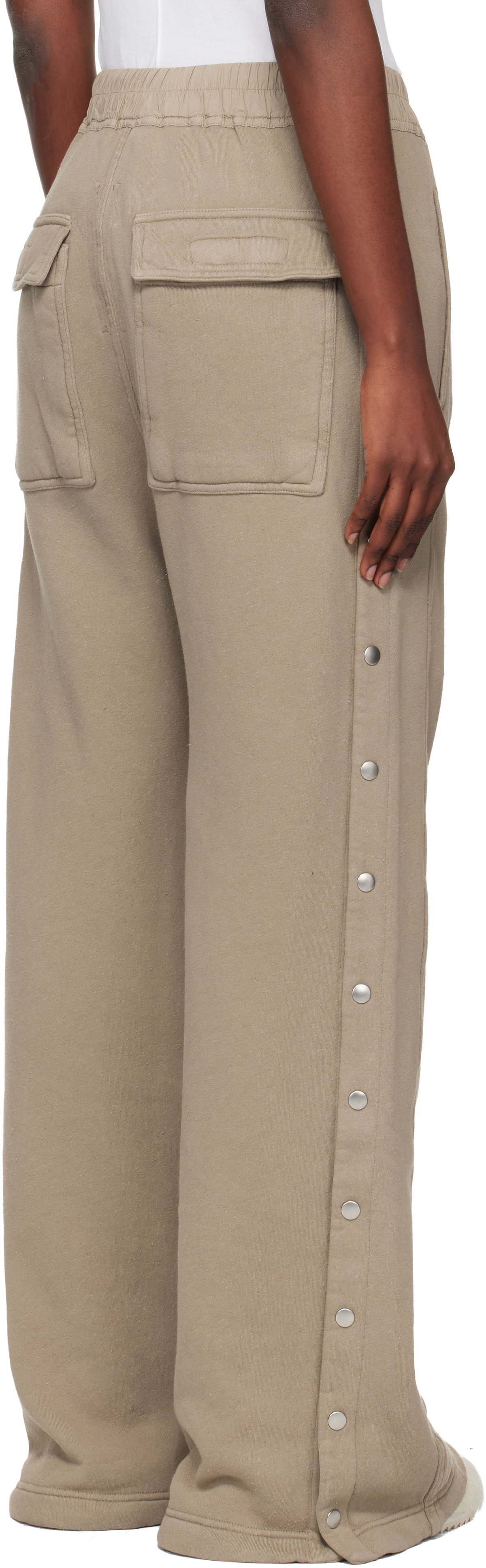Rick Owens DRKSHDW Taupe Concordians Pusher Sweatpants