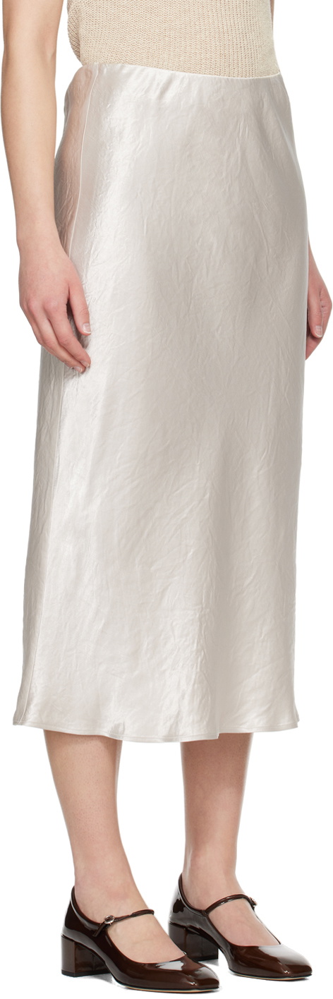 Max Mara Leisure Off-White Alessio Midi Skirt
