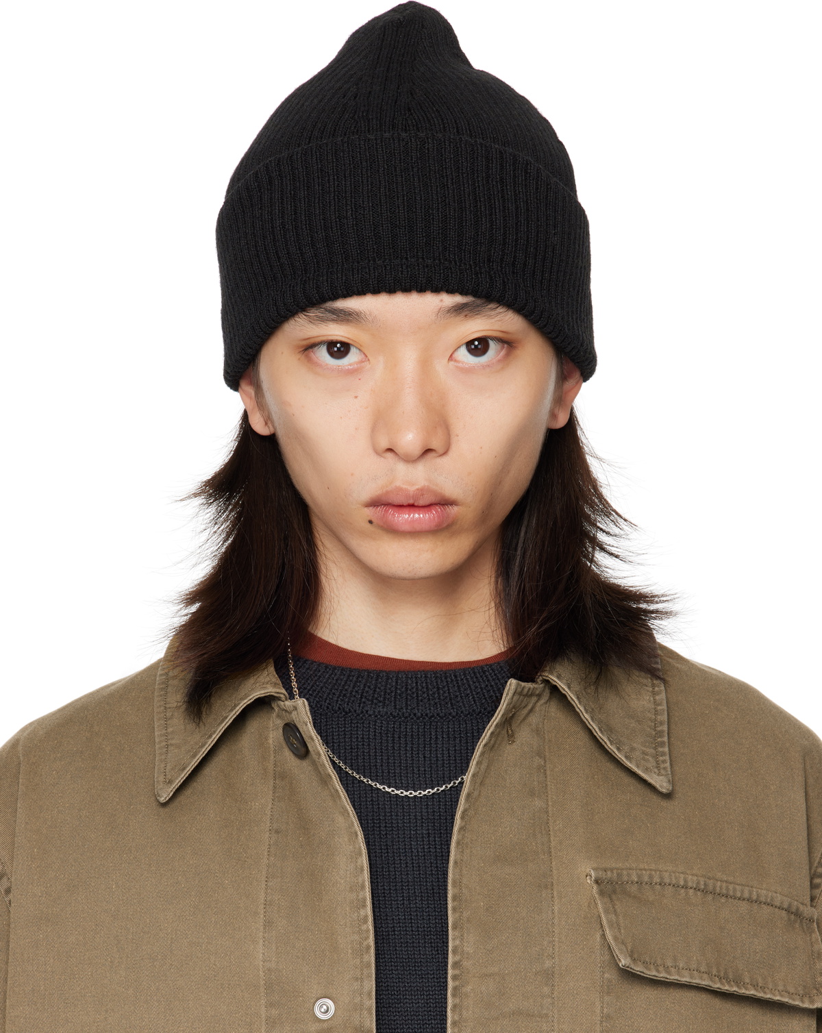 Our Legacy Black Knit Beanie Our Legacy