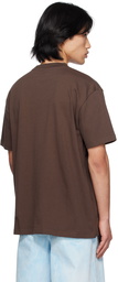 Jacquemus Brown Le Raphia 'Le T-Shirt Maraca' T-Shirt