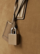 TOM FORD - Leather-Trimmed Nubuck Weekend Bag