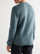 Boglioli - Camel Hair Sweater - Blue