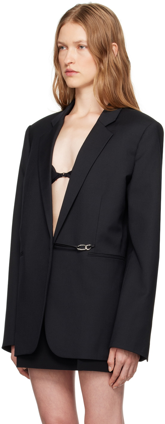 Nensi Dojaka Black Calvin Klein Edition Oversized Blazer