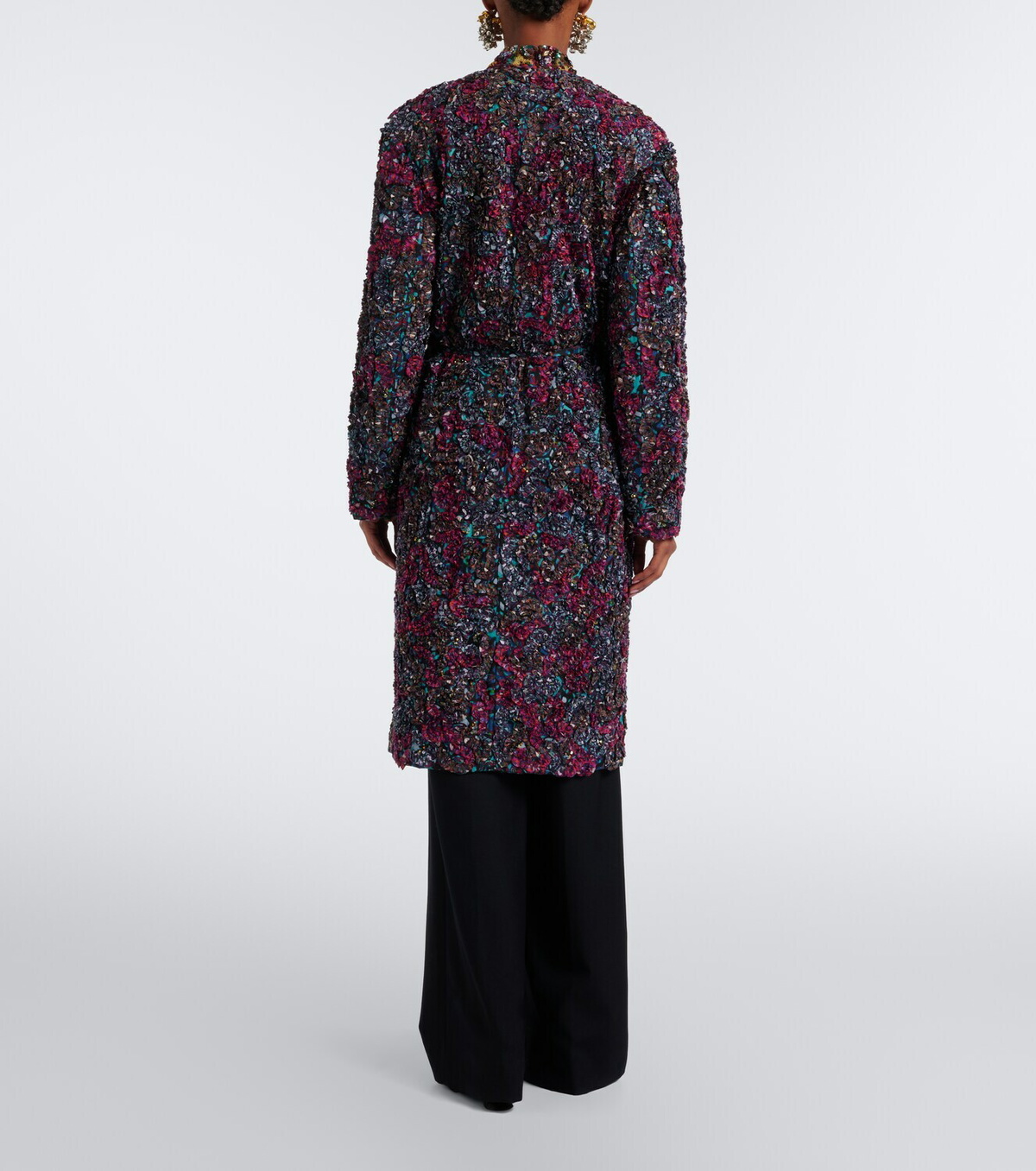 Dries Van Noten Embellished embroidered coat