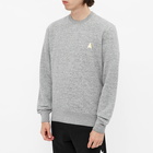 Golden Goose Men's Star Archibald Crew Sweat in Medium Grey Melange/Gold