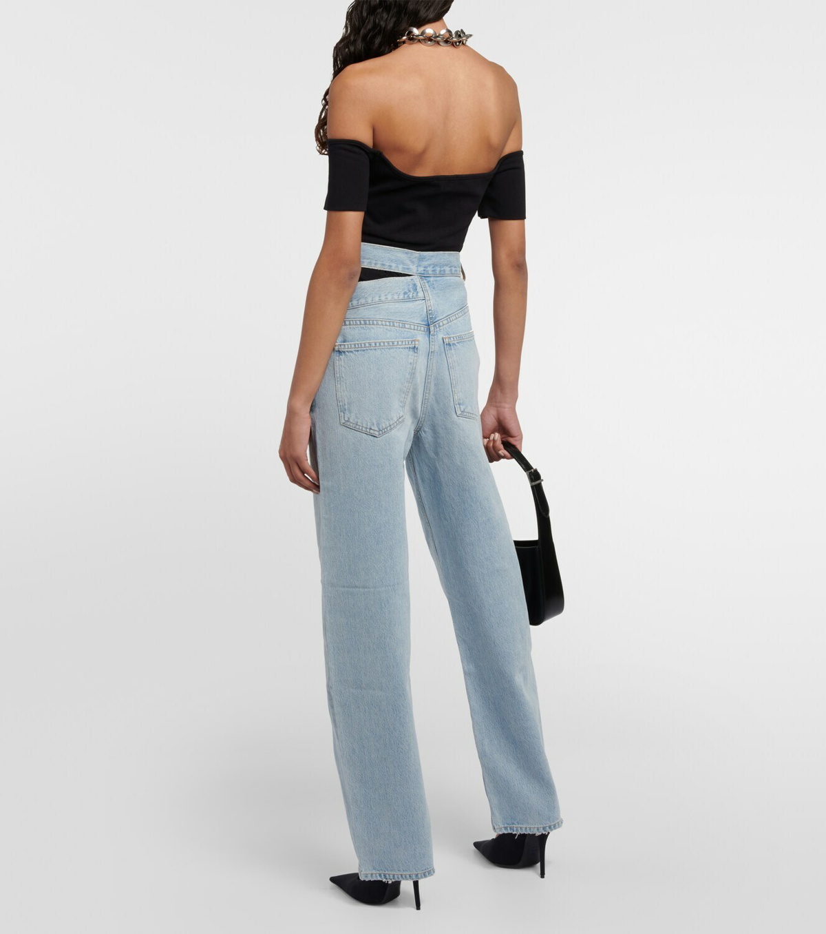 Agolde Broken Waistband high-rise jeans AGOLDE