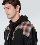 Maison Margiela x Pendleton checked cotton hoodie