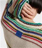 Loewe Striped cotton-blend sweater