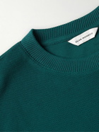 Club Monaco - Striped Cotton-Piqué Sweatshirt - Green