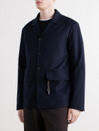 Slowear - Cotton and Cashmere-Blend Gabardine Blouson Jacket - Blue