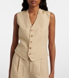 Ralph Lauren Collection Jaiden linen vest