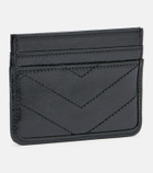 Saint Laurent Niki patent leather card holder