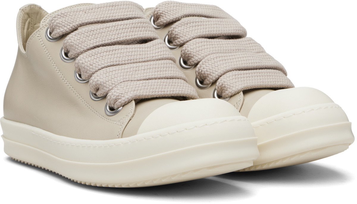 Rick Owens Off-White Temple Jumbolace Low Sneaks Sneakers Rick Owens