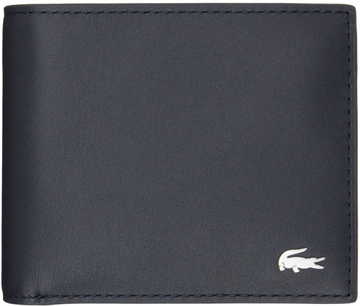 Photo: Lacoste Navy Fitzgerald Leather Wallet