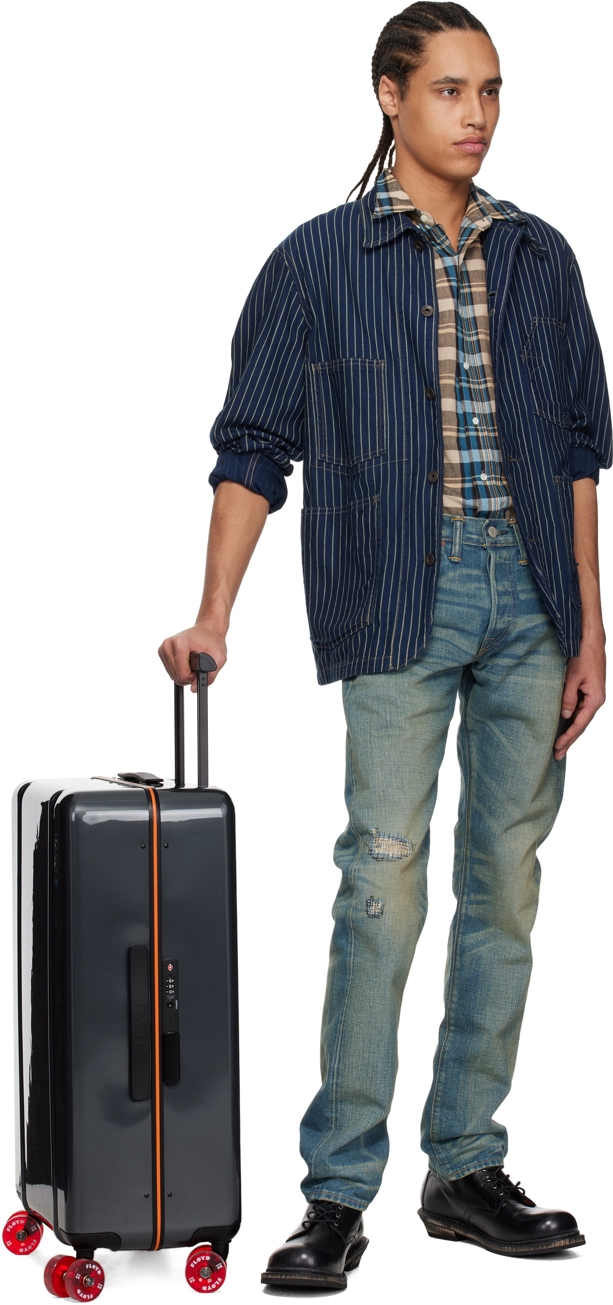 Floyd Gray Check-In Suitcase