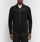 Nike - Sportswear Slim-Fit Shell-Panelled Tech Knit Jacket - Men - Black