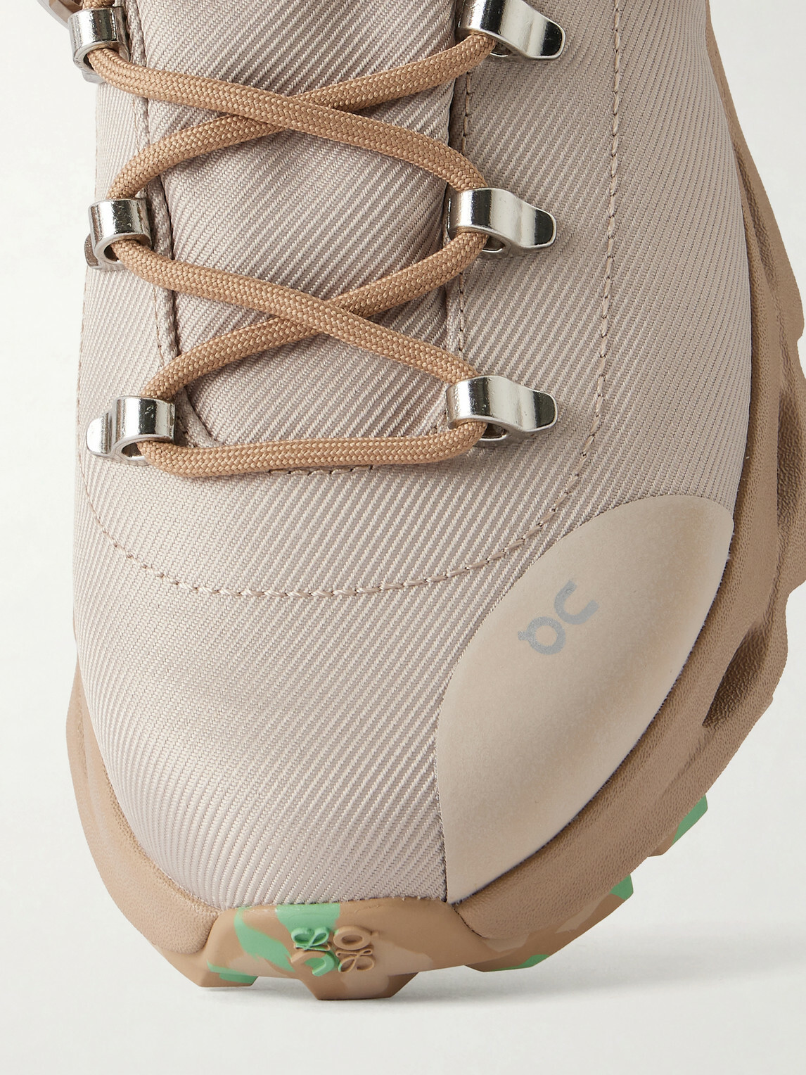 LOEWE - On Cloudsolo Hiker Rubber-Trimmed Twill Sneakers - Neutrals