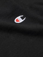 Champion - Logo-Embroidered Cotton-Jersey T-Shirt - Black