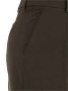 PT Torino Brown Pants With Belt Loops And Flared Leg In Tech Fabric Woman