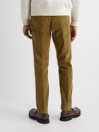 MAN 1924 - Tomi Straight-Leg Cotton-Corduroy Drawstring Trousers - Neutrals