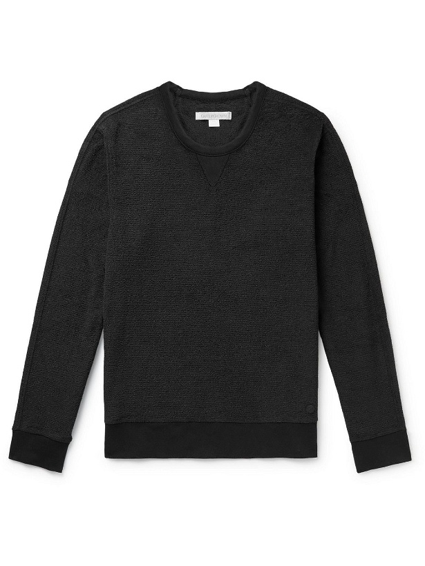 Photo: Outerknown - Hightide Organic Cotton-Blend Terry Sweatshirt - Black
