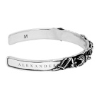 Alexander McQueen Silver Dancing Skeleton Bracelet