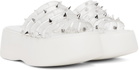 Jean Paul Gaultier White Melissa Edition 'The Becky Punk Love' Slides