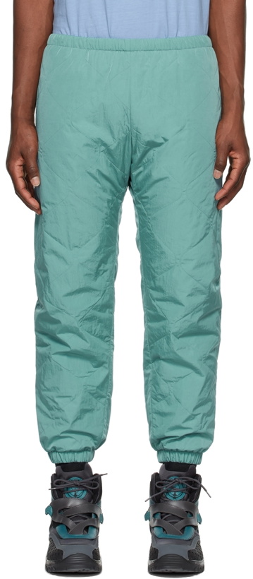 Photo: RK SSENSE Exclusive Blue Quilted Lounge Pants