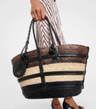 Altuzarra Watermill Small raffia tote bag