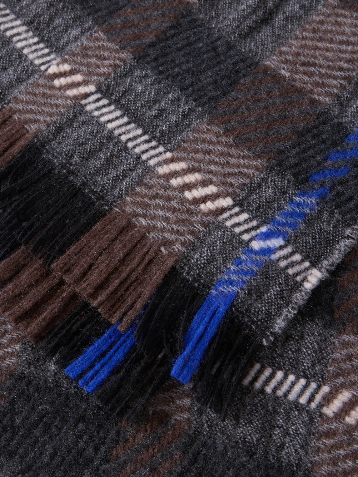 Johnstons of Elgin - Hirta Checked Cashmere Scarf