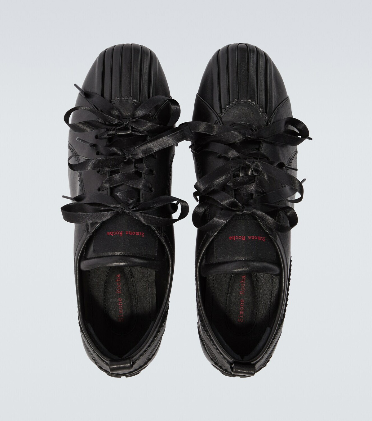 Simone Rocha Ballerina Grip leather sneakers
